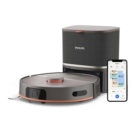 „HomeRun 5000“ siurbimas ir plovimas Šlapiai ir sausai valantis robotas XU5100/10 | Philips el.parduotuvė