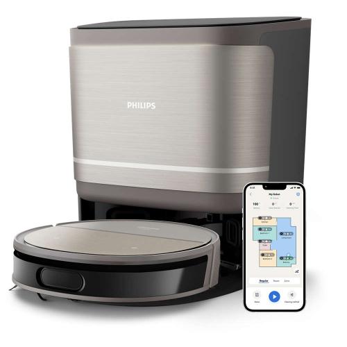 „Philips HomeRun 9000“ serija Dulkių siurblys-robotas su plovimo funkcija XU9100/10 | Philips el.parduotuvė